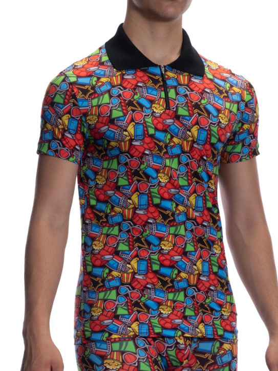 Olaf Benz RED2065 Poloshirt gaudy (85% Polyamid, 15% Elasthan)