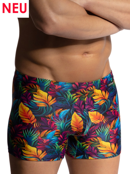 Olaf Benz BLU2450 Beachtrunks leaves (80% Polyamid, 20% Elasthan)