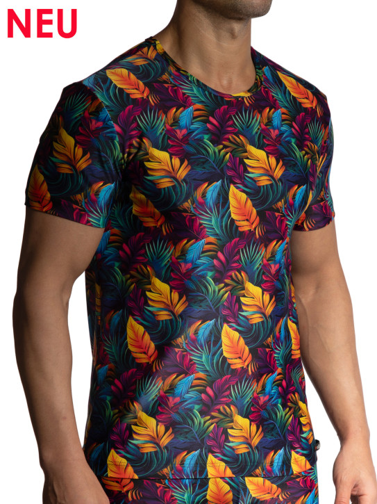Olaf Benz BLU2450 Mastershirt leaves (85% Polyamid, 15% Elasthan)