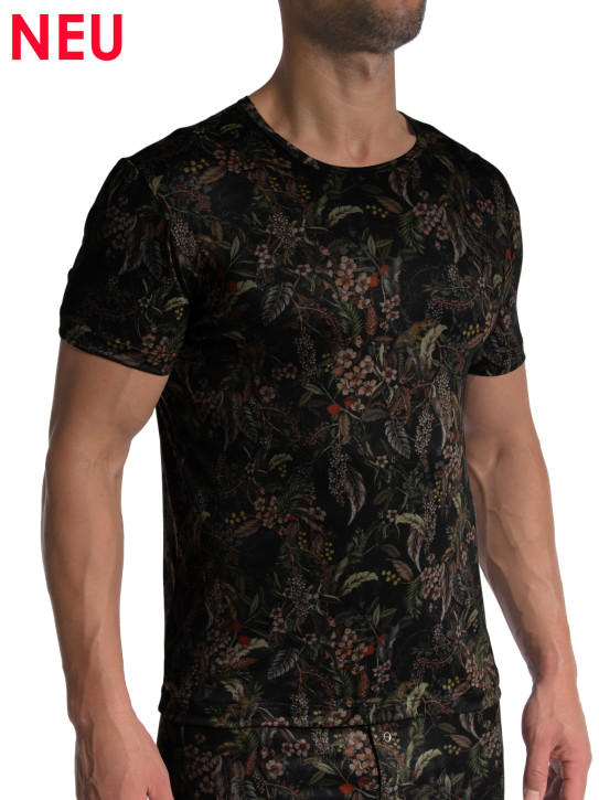 Olaf Benz RED2478 Mastershirt flora (50% Polyester, 40% Polyamid, 10% Elasthan)