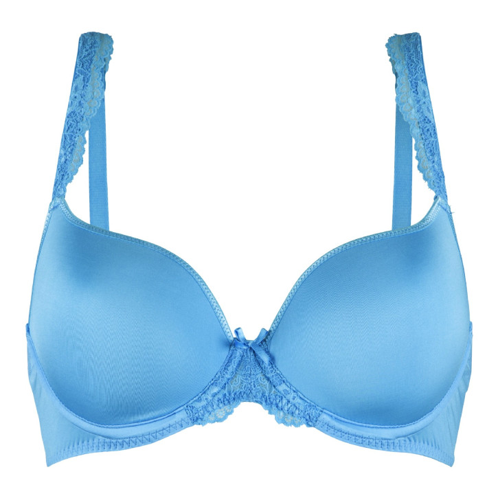 LingaDore Daily Lace T-Shirt-BH bonnie blue (80% Polyamid, 20% Elasthan)