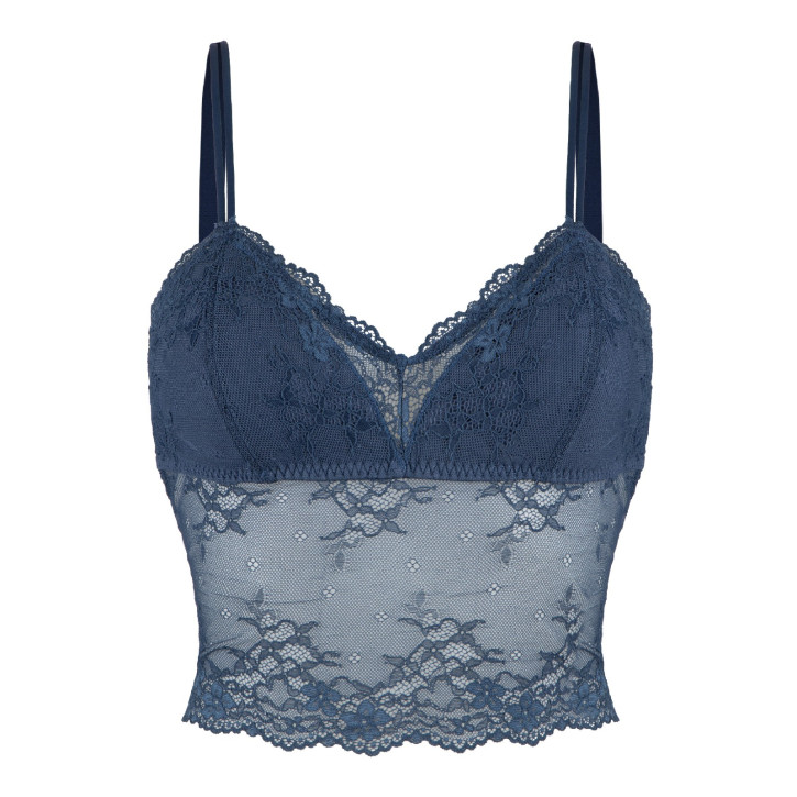 LingaDore Daily Lace Bralette dark denim (87% Polyamid, 13% Elasthan) LingaDore Daily Lace Bralette dark denim (87% Polyamid, 13% Elasthan)