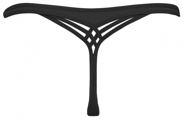 Marlies Dekkers Dame de Paris 2cm-String schwarz (92% Polyamid, 8% Elasthan)