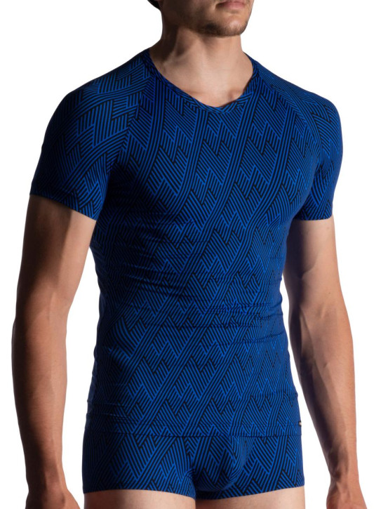 MANSTORE M800 V-Neck Tee reg. (86% Polyamid, 14% Elasthan)