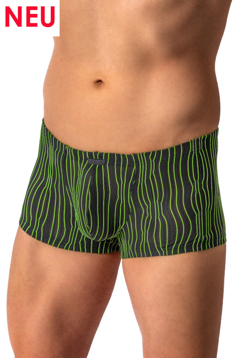 MANSTORE M2615 Micro Pants black/lime (50% Polyamid, 40% Polyester, 10% Elasthan)