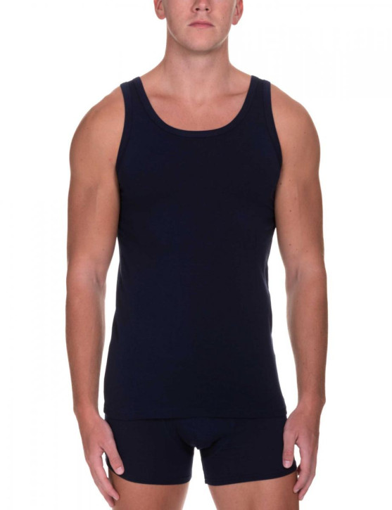 bruno banani Infinity Sportshirt dunkelblau (47% Baumwolle, 47% Modal, 6% Elasthan)