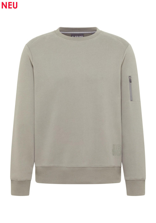 ELBSAND Herren Elmo Sweatshirt stone (100% Baumwolle)