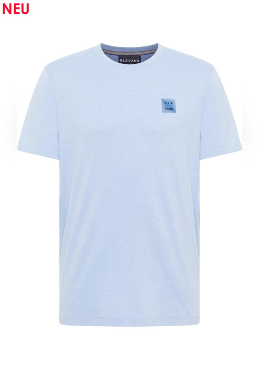ELBSAND Tio T-Shirt rain washed mel. (50% Baumwolle, 50% Polyester)