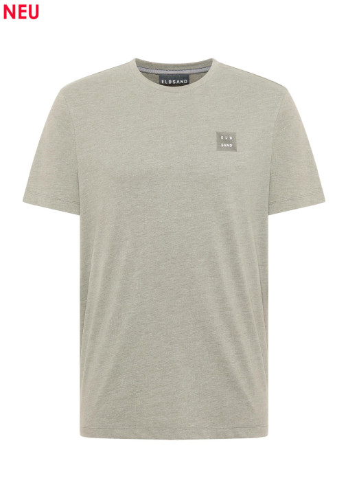 ELBSAND Tio T-Shirt stone mel. (50% Baumwolle, 50% Polyester)