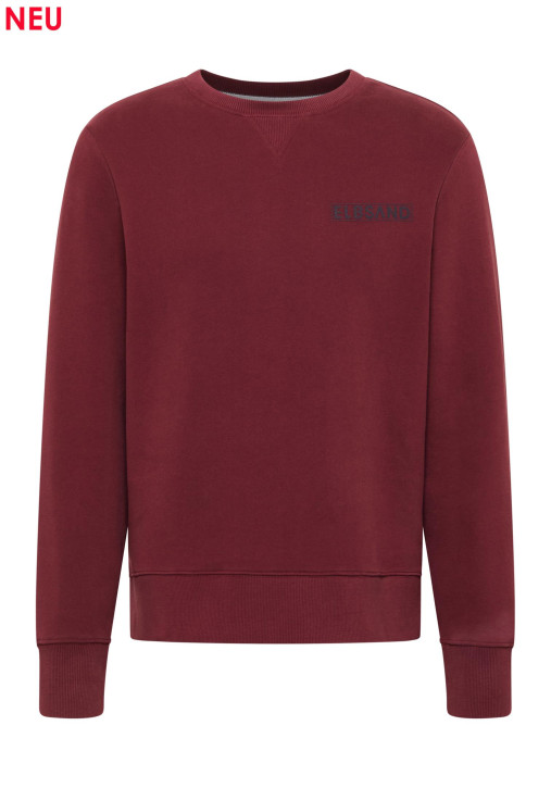 ELBSAND Herren Benne Sweatshirt maroon (100% Baumwolle)