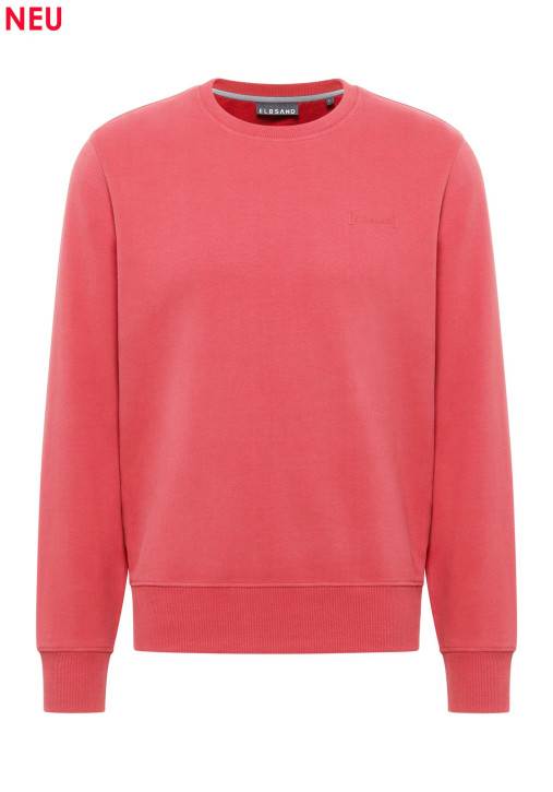 ELBSAND Jannik Sweatshirt mineral red (95% Baumwolle, 5% Elasthan)