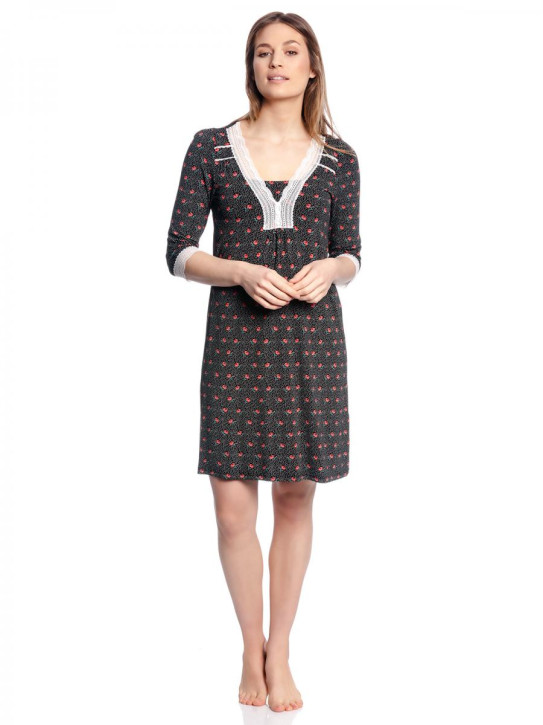 VIVE MARIA Winter Rose Nightdress (94% Viskose, 6% Elasthan)