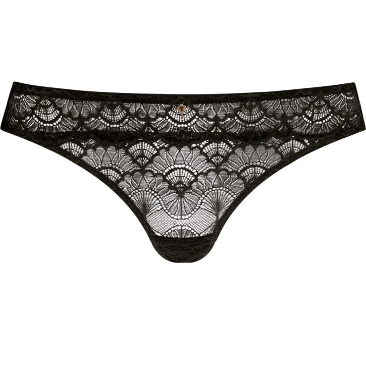 JOOP! Lovely Lace String schwarz (89% Polyamid, 11% Elasthan)