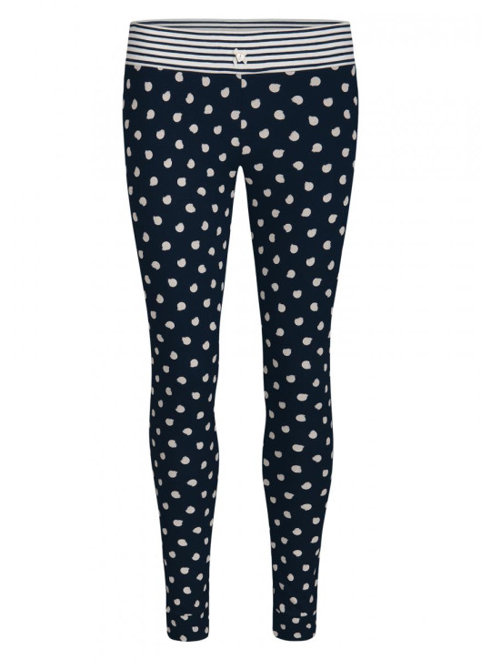SHORT STORIES 621037 Leggings blau/print (93% Baumwolle, 7% Elasthan)