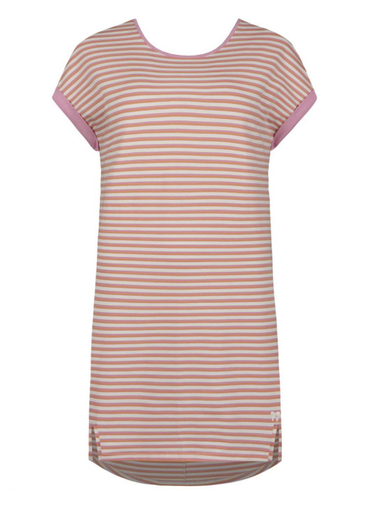 SHORT STORIES 621345 Sleephirt lily white/stripes (95% Baumwolle, 5% Elasthan)