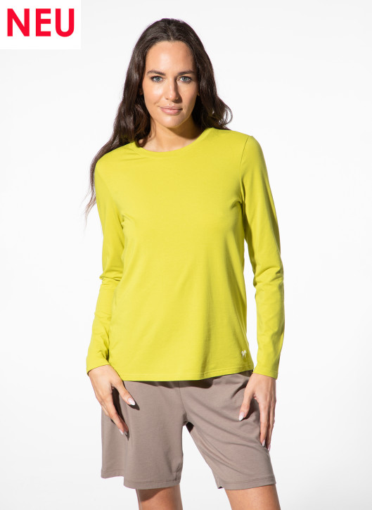 SHORT STORIES 621818 Langarm-Shirt apple green (47% Baumwolle, 47% Modal, 6% Elasthan)