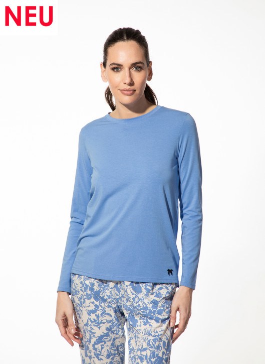 SHORT STORIES 621818 Langarm-Shirt sky (47% Baumwolle, 47% Modal, 6% Elasthan)