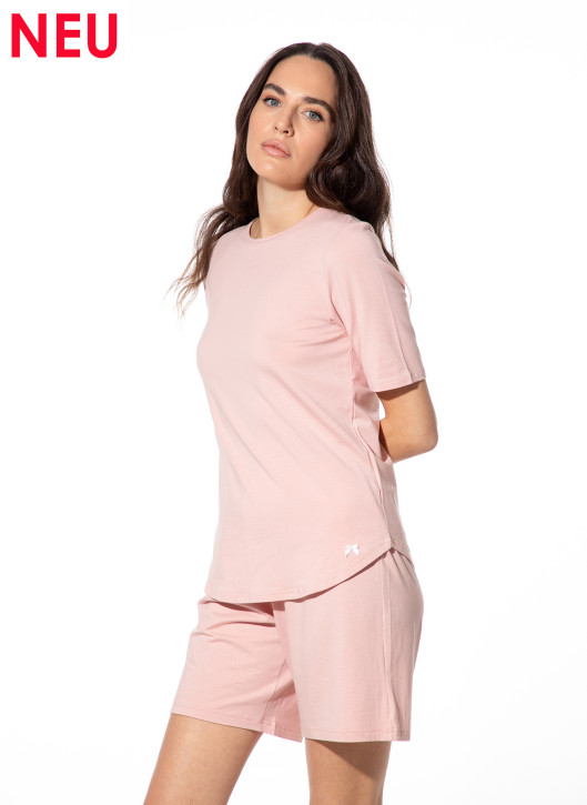 SHORT STORIES 621844 T-Shirt silver pink (47% Baumwolle, 47% Modal, 6% Elasthan)