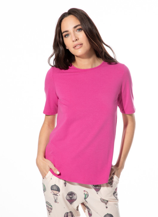 SHORT STORIES 621844 T-Shirt rose violet (47% Baumwolle, 47% Modal, 6% Elasthan)