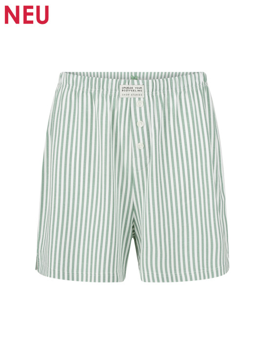 SHORT STORIES 621942 Shorts garden sage stripes (47% Baumwolle, 47% Modal, 6% Elasthan)