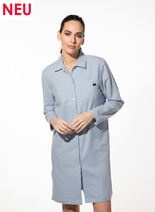 SHORT STORIES 621999 Flanell-Nachthemd (100% Baumwolle)