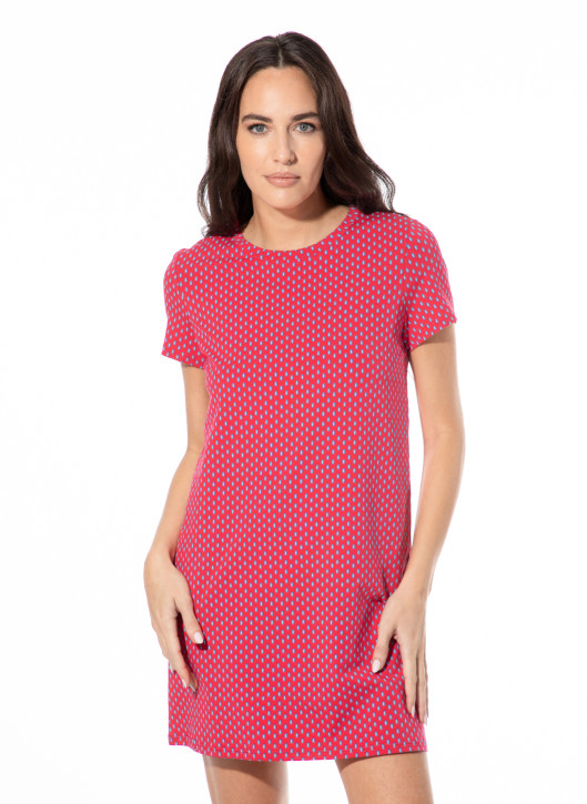 SHORT STORIES 622112 Sleepshirt superpink/print (95% Baumwolle, 5% Elasthan)