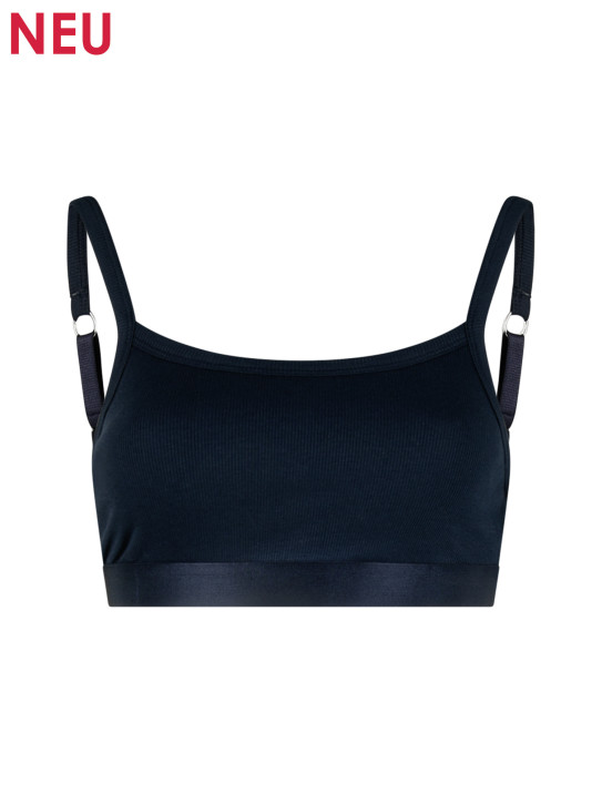 SHORT STORIES 630458 Bustier dark blue (95% Baumwolle, 5% Elasthan)
