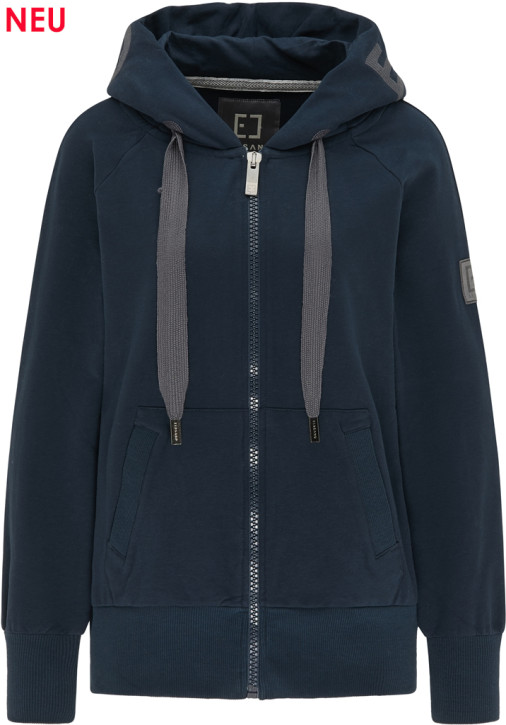 ELBSAND Kelda Hoodie Jacke coldwater (95% Baumwolle, 5% Elasthan)