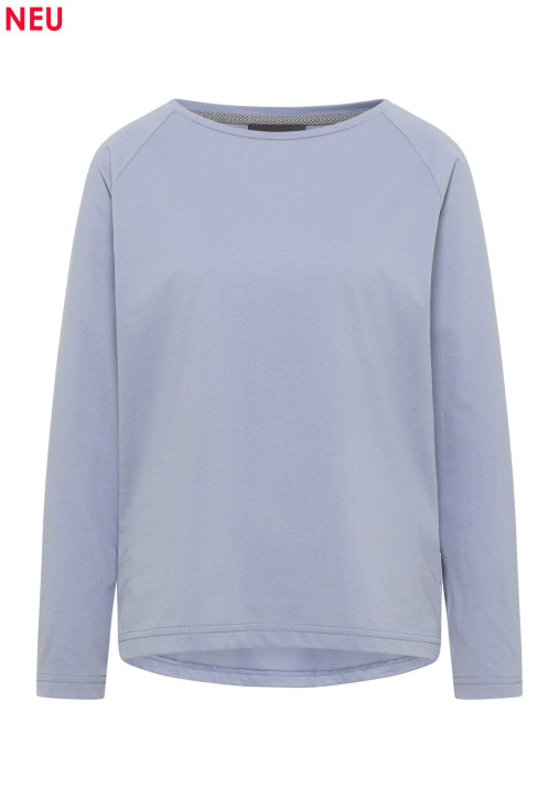 ELBSAND Tinna Longsleeve sky haze (50% Baumwolle, 50% Polyester)
