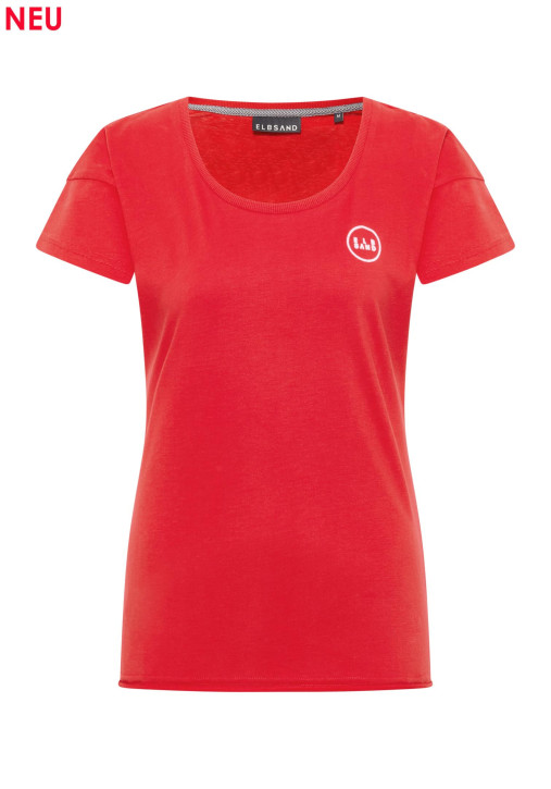 ELBSAND Ragne T-Shirt barberry (50% Baumwolle, 50% Polyester)
