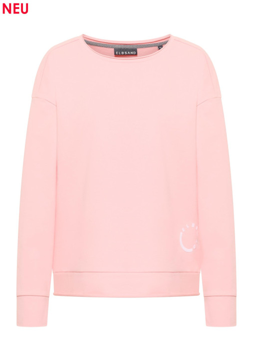 ELBSAND Ritva Sweatshirt papaya (95% Baumwolle, 5% Elasthan)