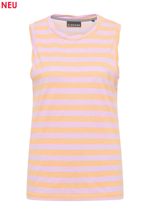 ELBSAND Meevis Tank orange haze/faded rose (100% Baumwolle)