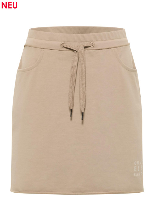 ELBSAND Mara Sweat Skirt camel (95% Baumwolle, 5% Elasthan)