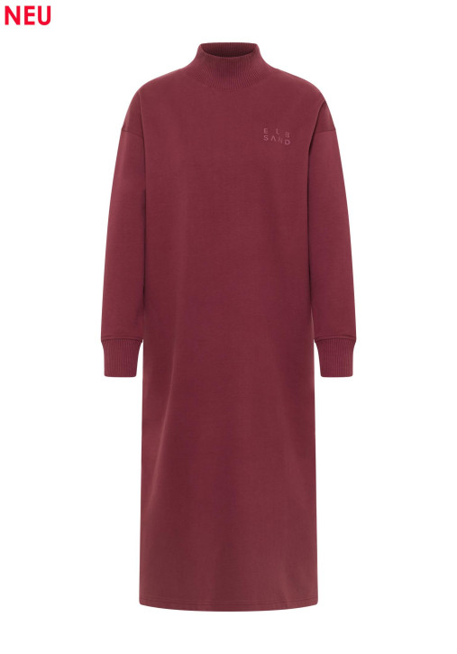 ELBSAND Roomi Sweatdress ruby (95% Baumwolle, 5% Elasthan)