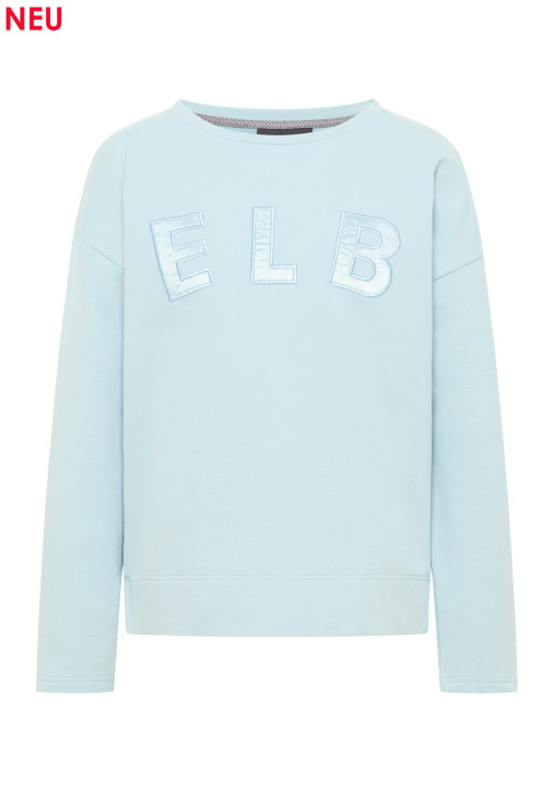 ELBSAND Aleah Sweatshirt blue fog (95% Baumwolle, 5% Elasthan)