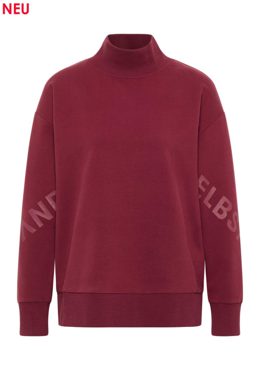 ELBSAND Linna Sweatshirt ruby (95% Baumwolle, 5% Elasthan)