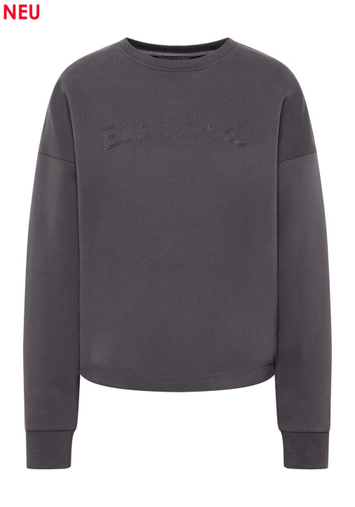 ELBSAND Edrun Sweatshirt charcoal (100% Baumwolle)