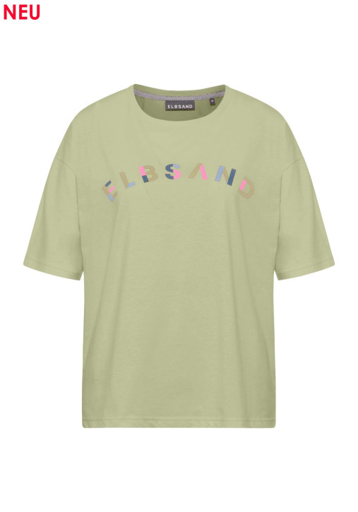 ELBSAND Moana T-Shirt green leaf (50% Baumwolle, 50% Polyester)