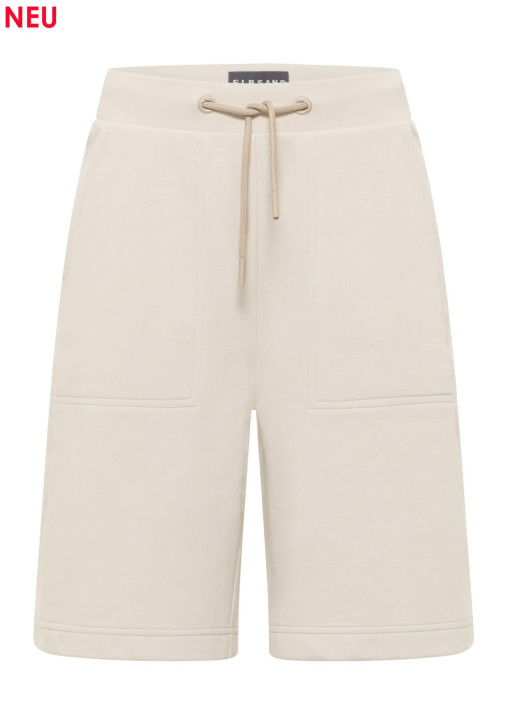 ELBSAND Vivi Sweat Bermuda light camel (87% Baumwolle, 13% Polyester)