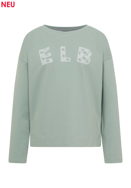 ELBSAND Alaa Sweatshirt silt green (95% Baumwolle, 5% Elasthan)