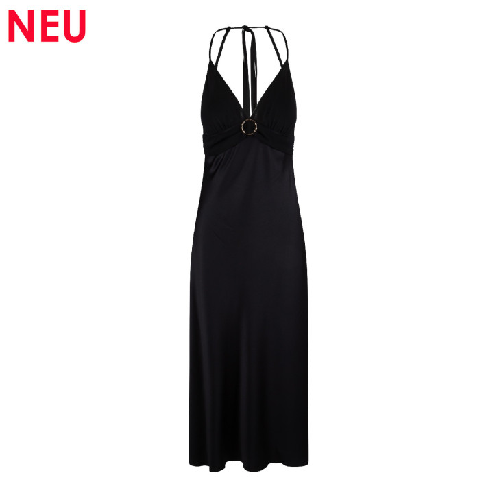 LingaDore 8005 Negligée lang schwarz (100% Polyester)