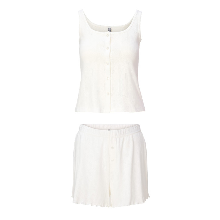 LingaDore 8404 Pyjama-Set off white (100% Baumwolle) LingaDore 8404 Pyjama-Set off white (100% Baumwolle)