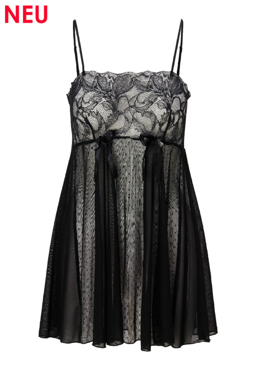 LingaDore 8501 Babydoll schwarz (89% Polyamid, 11% Elasthan)