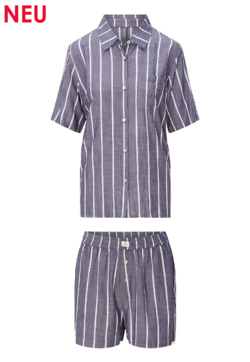 LingaDore 8602 Short Pyjama Set greystone (100% Viskose)