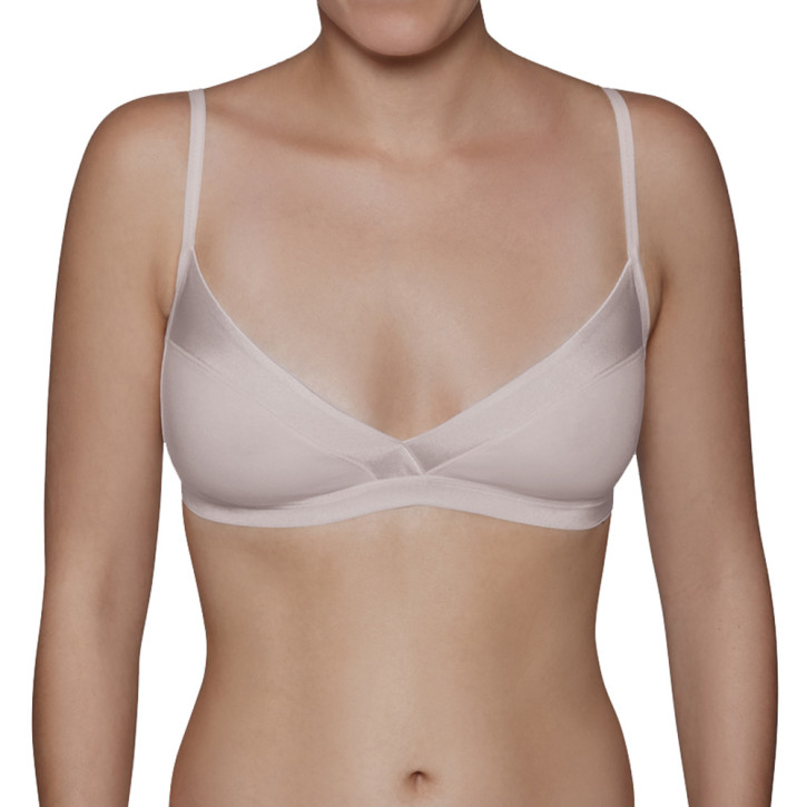 AIKYOU CHARLOTTE Bralette rosegrey (92% Baumwolle, 8% Elasthan)