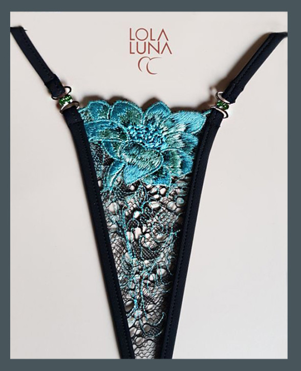 LOLA LUNA Celeste Micro String (80% Polyamid, 20% Elasthan) M