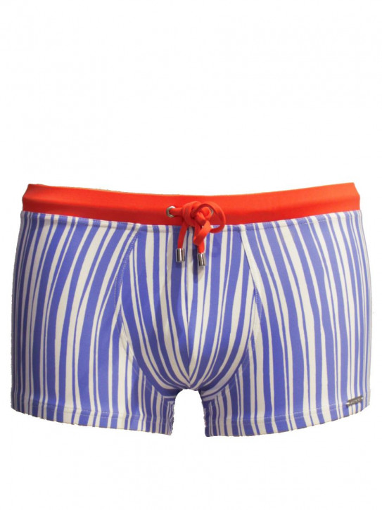 WASSERSTOFF 46361 Pant Wavy Stripes blue-(sunshine) (80% Polyamid, 20% Elasthan)