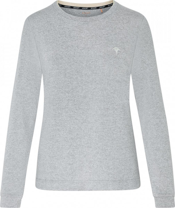 JOOP! Sporty Elegance Langarm-Shirt grey melange (97% Polyester, 3% Elasthan)