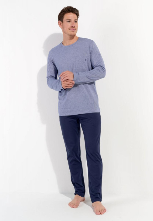 HOM Modal Comfort Long Pyjama (50% Modal, 50% Baumwolle) S