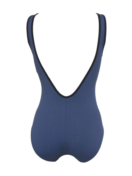 WASSERSTOFF 43 402 Badeanzug Sportivo verschiedene Farbvarianten (80% Polyamid, 20% Elasthan) 44/XXL / dark indigo-dark blue